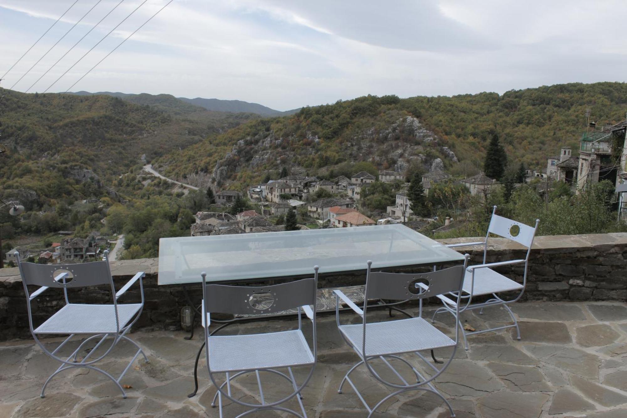 Heaven'S View Mansion - Zagori Stone Built Gem Villa Kípi Kültér fotó
