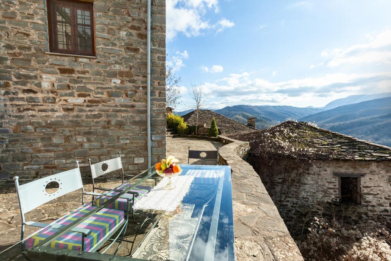 Heaven'S View Mansion - Zagori Stone Built Gem Villa Kípi Kültér fotó
