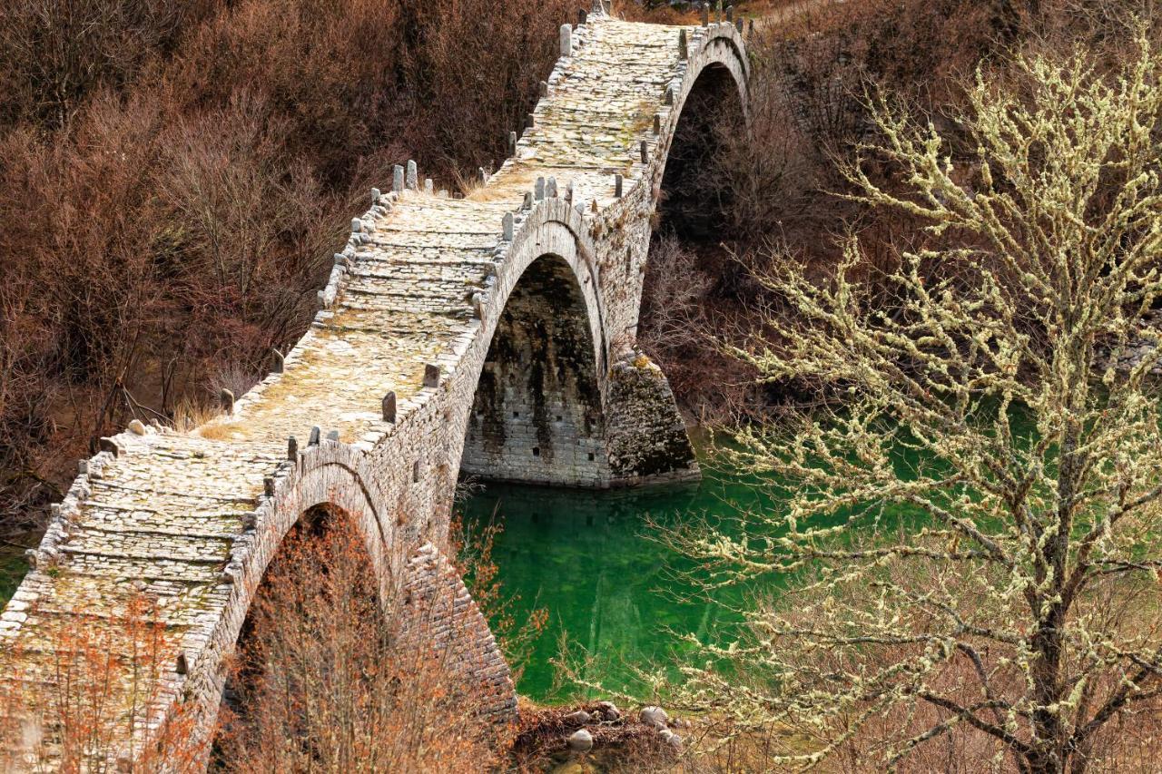 Heaven'S View Mansion - Zagori Stone Built Gem Villa Kípi Kültér fotó