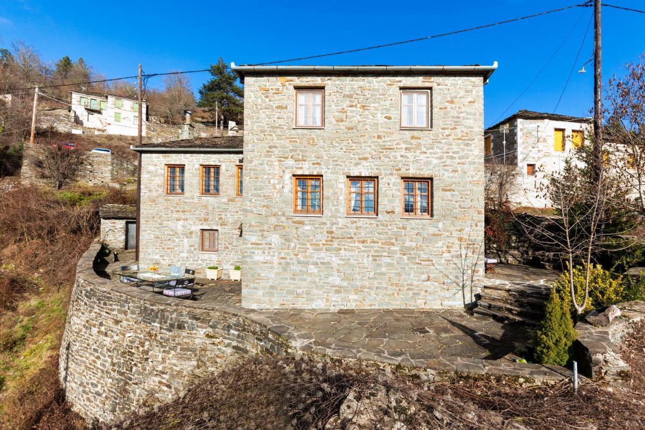 Heaven'S View Mansion - Zagori Stone Built Gem Villa Kípi Kültér fotó