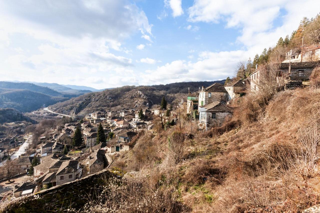 Heaven'S View Mansion - Zagori Stone Built Gem Villa Kípi Kültér fotó